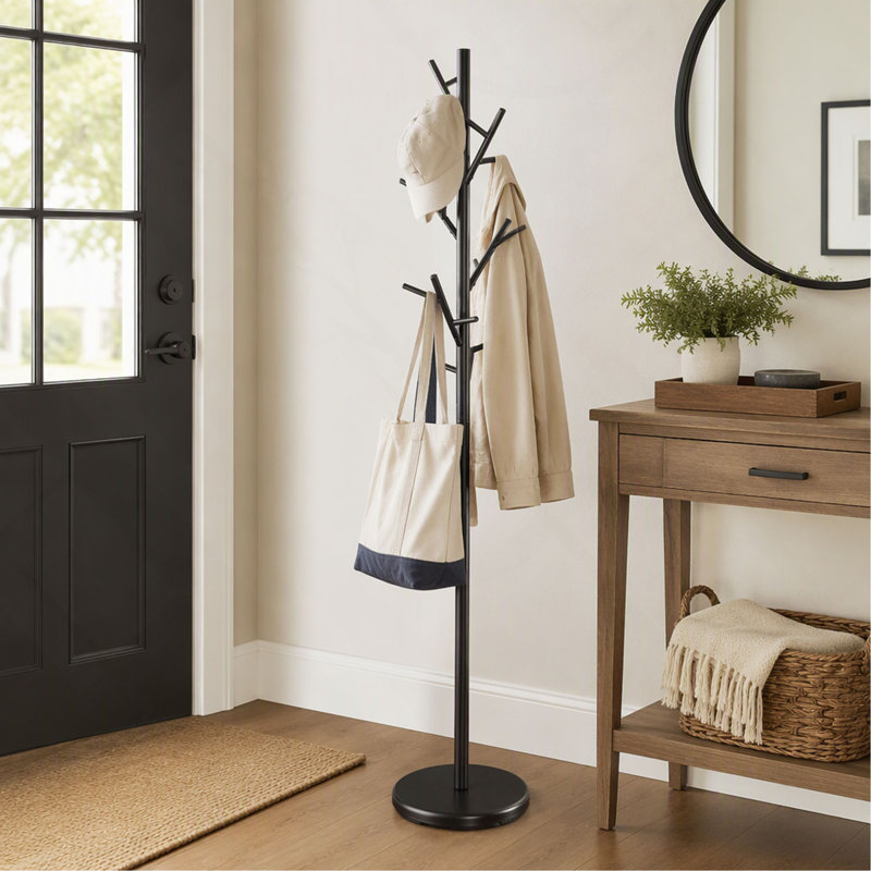 12 " Wide Hall Tree
