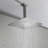 16" Ceiling-Mounted Shower Head, Brass And Stainless, Brushed Nickel, Bathroom Soothing Bath Shower, Stainless Steel, Energy Boost-121169405