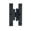 3" Offset Cabinet H Hinge, Pair
