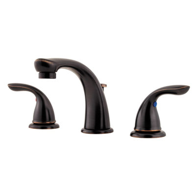 Widespread Bathroom Faucet with Drain Assembly