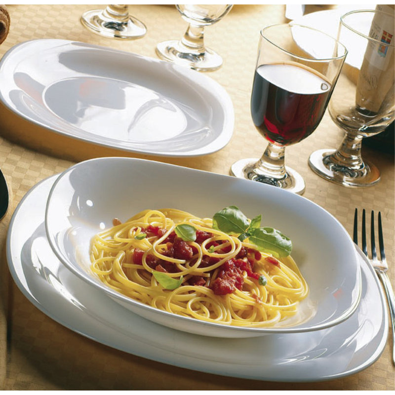 Glass Dinnerware Set 18 Piece - Service for 6