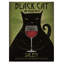 Art mural sur toile tendue - art mural «Black Cat Winery Salem» par Ryan Fowler pour le salon, la chambre à coucher ou le bureau - 24 x 32-31876398