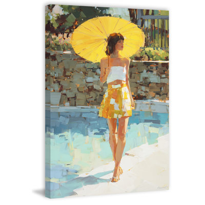 "Summer Elegance" Print on Wrapped Canvas