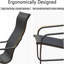 Chaise de patio inclinable avec repose-pieds Aiglon