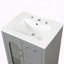 Meuble-lavabo en bois massif 24 po avec lavabo, porte en verre Moru, deux tiroirs et tablette réglable-1741241162