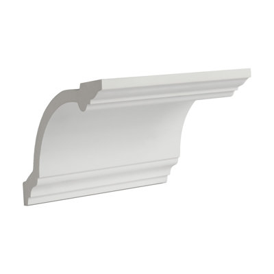 Moulure couronnée en polyuréthane 6 po x 4-1 / 8 po x 6 po