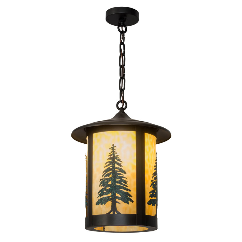 Luminaire suspendu cylindrique à 1 lumière