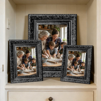 Cadre photo noir simple 1PC pour photos de 8 po x 10 po et affichage de photos de tous les jours