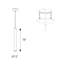 Luminaire suspendu cylindrique à 1 lumière DEL Fiscus-1663458994