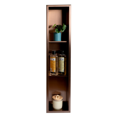 Adhesive Stainless Steel Shower Shelf