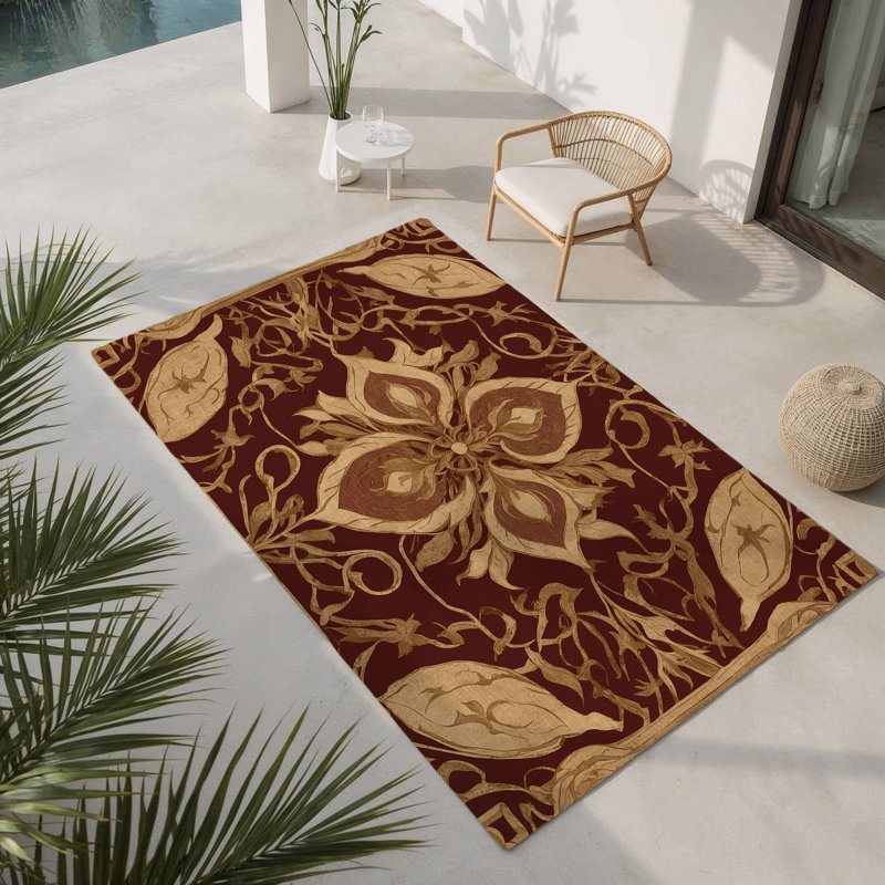 Mythic Majesty Indoor And Outdoor Area Rug, Rectangle 2' x 3'