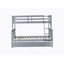 Lit simple au-dessus d'un lit double en bois avec lit gigogne-1258164882