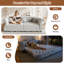 Canapé-lit 98 po très grand Chesterfield-981746259-981746260