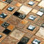 2" x 2" Glass Random Mosaic Wall & Floor Tile