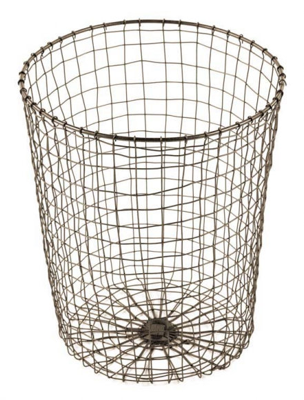 Ivanka Steel Open Waste Baskets - 6 Gallons, Gray