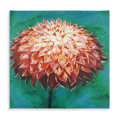 Abstract Dahlia Flower Tablecloth | Indoor/Outdoor Home Decor