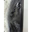 Art mural sur toile acrylique texturé noir fait à la main, peinture blanche moderne, art abstrait tendu et encadré, prêt à être accroché