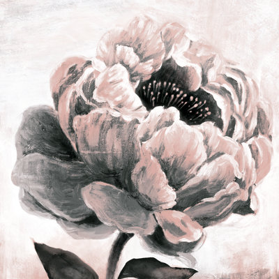 Pink Flower - Wrapped Canvas Painting