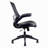Stylish Mid-Back Mesh Office Chair With Adjustable Arms, Black