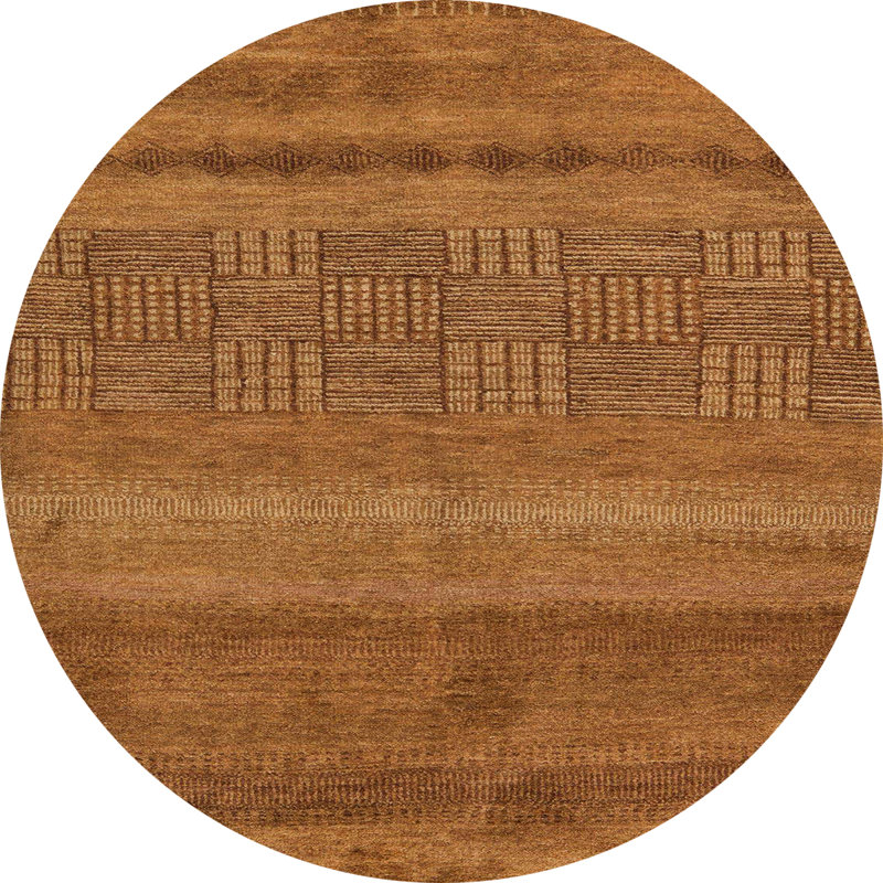 Abstract Indoor Rug, Round 5'