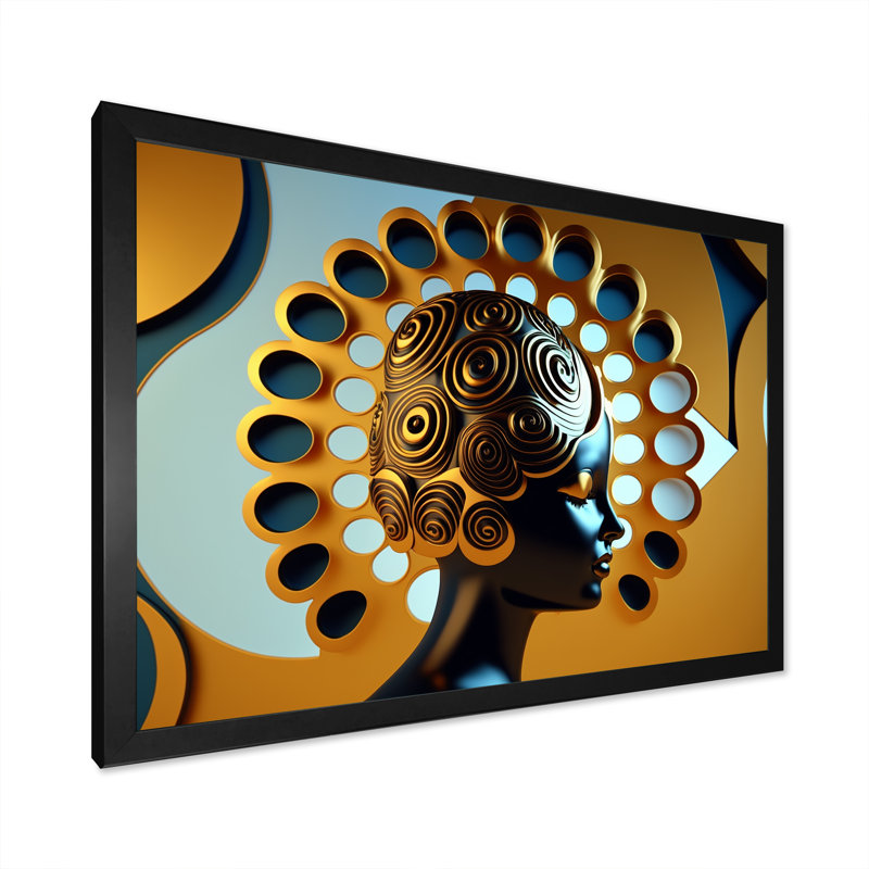 Futuriste - reproduction sur toile, H 12 po x l 20 po x P 1 po, Impression noire sur toile encadrée