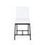 Tabouret de comptoir industriel moderne (de 2) - bois blanc l 21,09 po x P 23 po