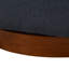 Chaise pivotante en tissu bleu Miramar