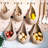 Boho Wall Hanging Fruit & Vegetable Baskets, Woven Teardrop Jute Storage Baskets for Kitchen, Natural Color Organizer for Potatoes & Onions,S-67274528