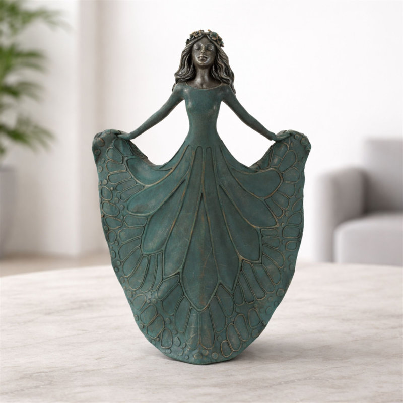 Figurine fée papillon 12,75 po