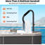 145cm Hot Tub Handrail, 360° Rotatable Spa Side Hot Tub Hand Rail with Adjustable Height, 600lbs Capacity