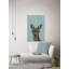 Brown Hippie Deer II - Wrapped Canvas Painting-34927244