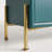 Vintage Green Solid Wood Display Cabinet