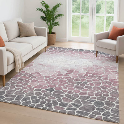 Premium Machine Washable Mayfield AMF2190 geometric Rug