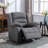 37.1" Wide Modern And Super Soft Overstuffed Power Standard Recliner With Padded Armrest(Set of 4)-109259455