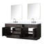 Ensemble de meuble-lavabo double 80 "avec miroir-82319140-112731031