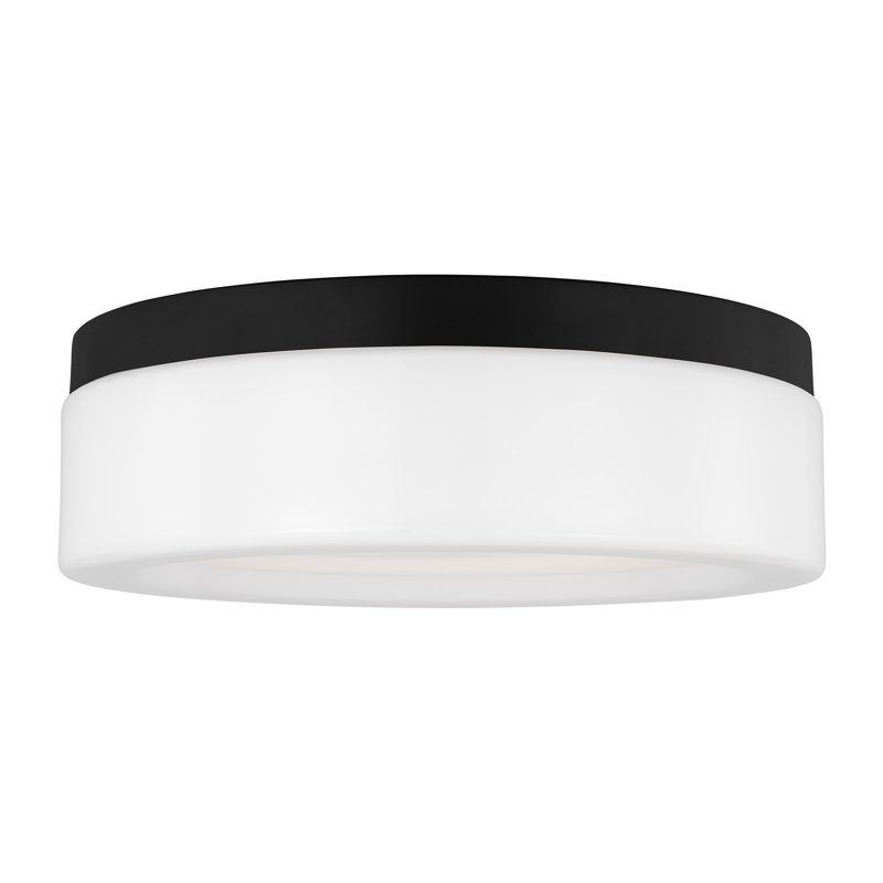 Plafonnier encastré en verre Helmes, Nuit noire