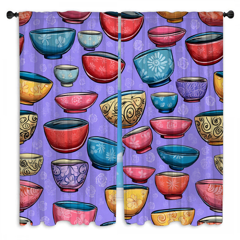 Rideaux obscurcissant et obscurcissant Bowls, 40in x 80in - 2 panels, Obscurcissement de chambre
