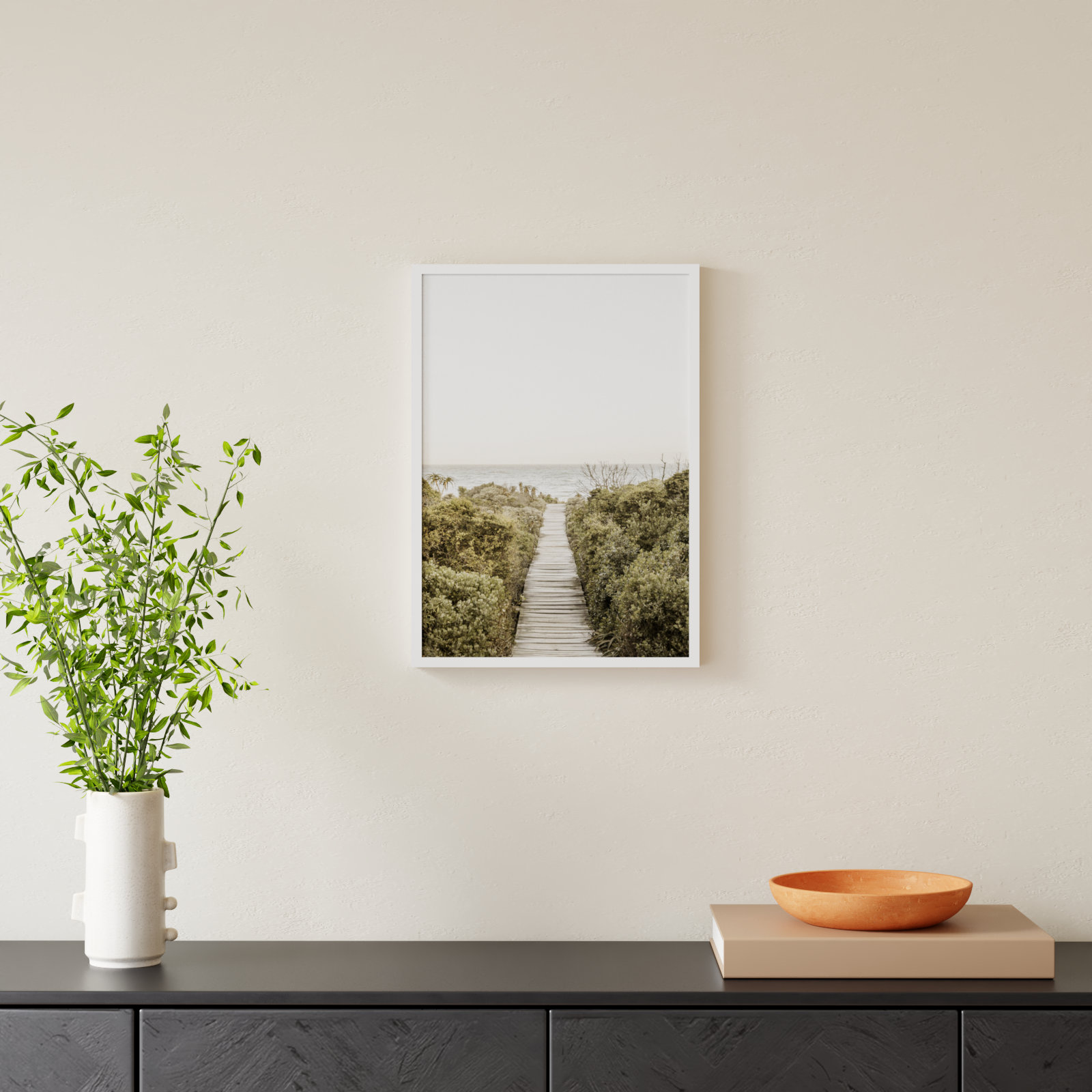 Partlow "Boardwalk" Print by Shot by Clint, White, 21" H x 15" W