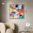 Gossamer Colors Canvas Modern Colorful Print by Art Remedy-107777827-107777831