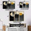 Ensemble de salon art mural lune-322431985-322431947