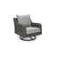 Chaise de patio pivotante avec coussins Gurkan