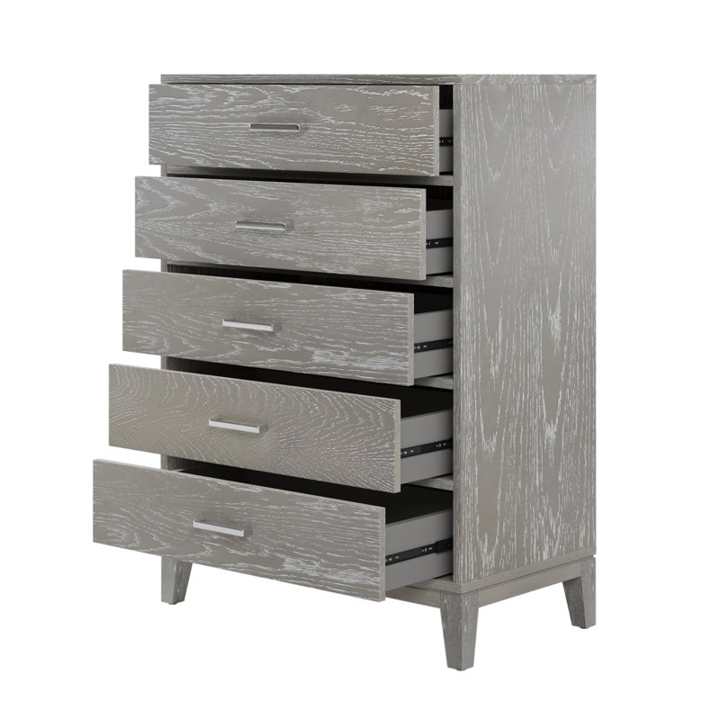 Commode 5 tiroirs l 33,5 po