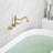 SUMERAIN Wall Mounted Roman Tub Faucet, Double Handle  Tub Filler with Rotating Spout-77039515