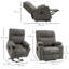 Munsell Power Lift Chair Recliner for Elderly Velvet Wide Seat-372296704