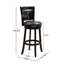 Tabouret de bar en cuir sans bras