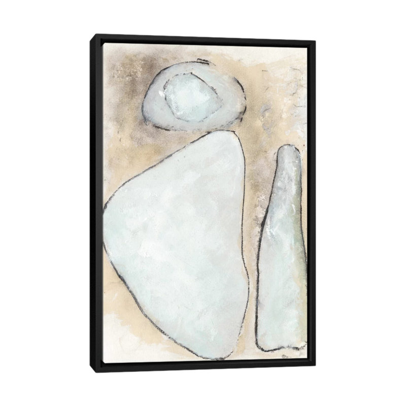 «Secret of the Stones», reproduction d'art sur toile, H 48 po x l 32 po x P 1,5 po, Toile avec cadre noir, Pas de tapis