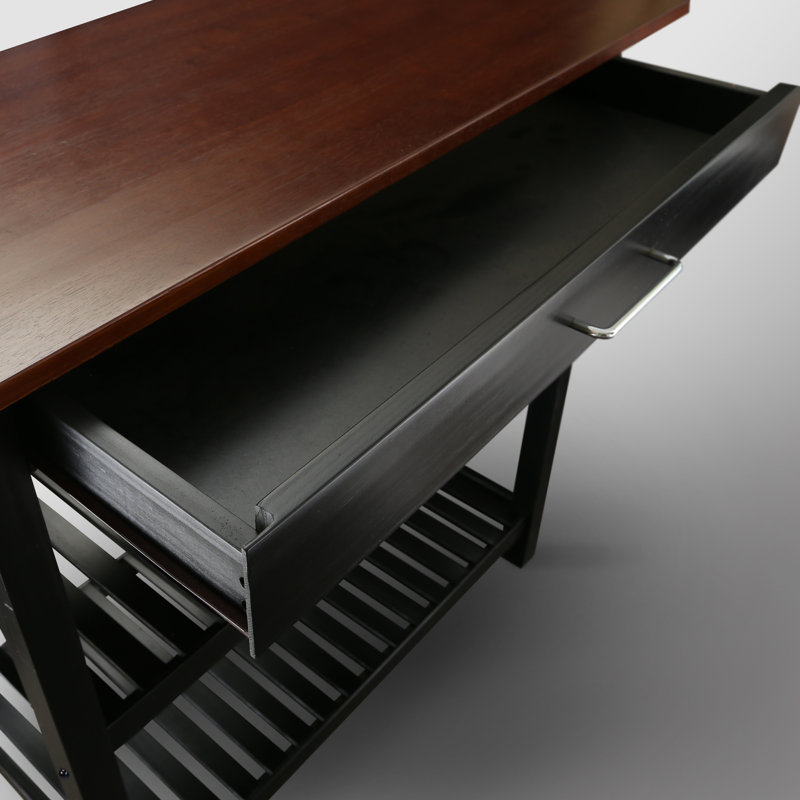 Solid Wood Top Kitchen Island