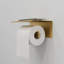 Ensemble de brosse de toilette et porte-papier hygiénique sur pied-116009469