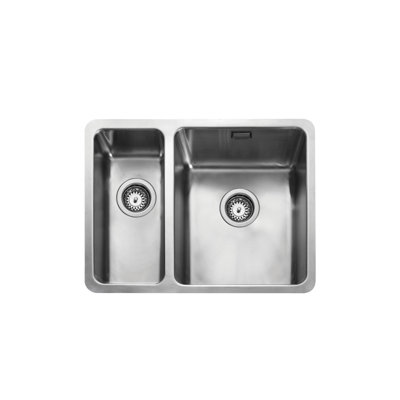 Quad Inset Or Undermount Stainless Steel Sink - Micro-sheen Soft Brushed Finish