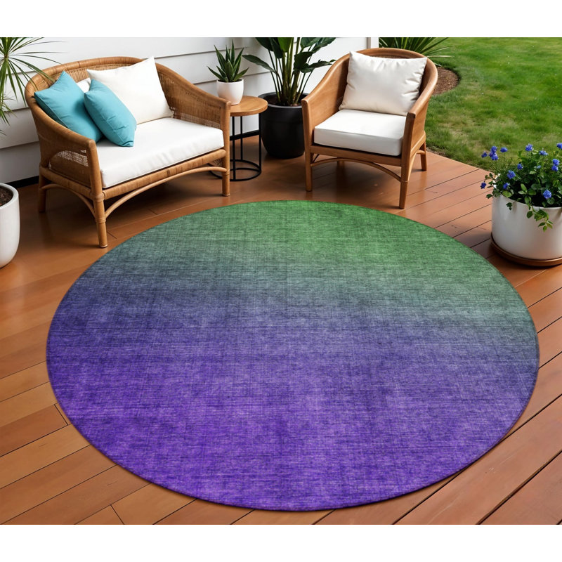 Tapis rond 8 po